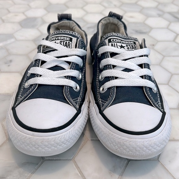 CONVERSE Chuck Taylor All Star Shoreline Athletic Navy Blue Sneakers Women’s 7 - Picture 3 of 15
